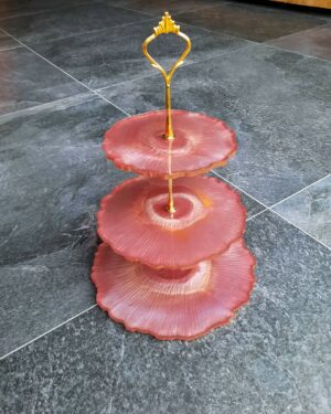Roze etagère